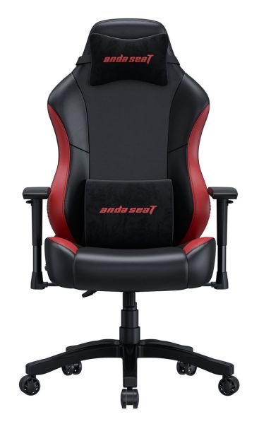 Кресло геймерское Anda Seat Luna Color Size L Black/Red PVC (AD18-48-BR-PV)