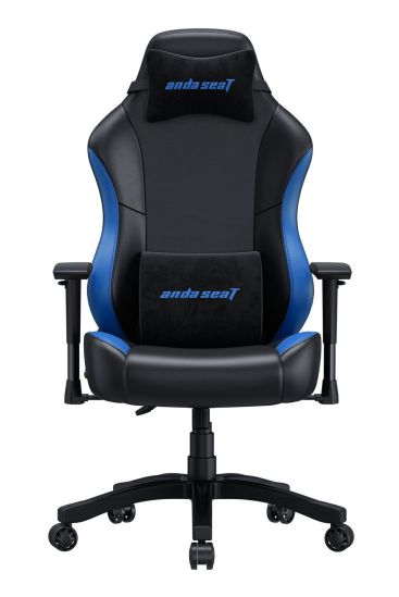 Кресло геймерское Anda Seat Luna Color Size L PVC Black/Blue (AD18-48-BS-PV)