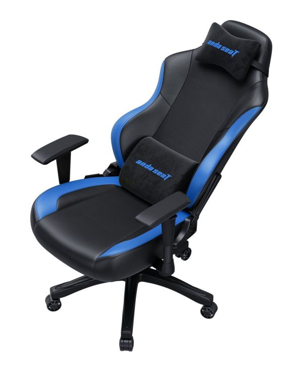 Крісло геймерське Anda Seat Luna Color Size L PVC Black/Blue (AD18-48-BS-PV) - фото 3