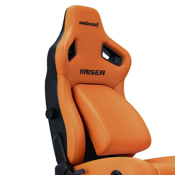 Крісло геймерське Anda Seat Kaiser 4 Size XL Orange Premium (AD12YDDC-XLL-20-O-PV/C) - фото 3