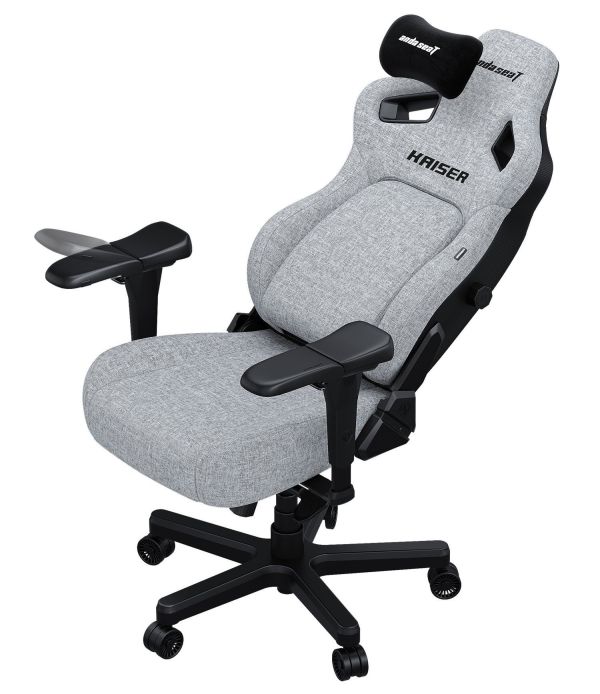 Крісло геймерське Anda Seat Kaiser 4 Size XL Gray Linen Fabric (AD12YDDC-XLL-20-G-CF)