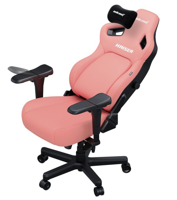 Кресло геймерское Anda Seat Kaiser 4 Size XL Pink Premium (AD12YDDC-XLL-20-P-PV/C) - фото 2