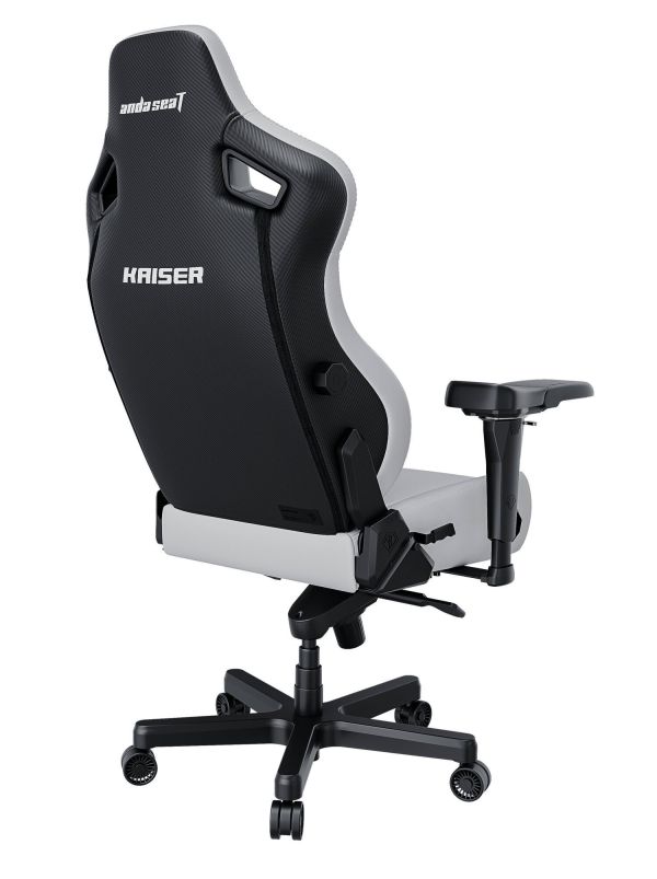 Кресло геймерское Anda Seat Kaiser 4 Size XL White Premium (AD12YDDC-XLL-20-W-PV/C) - фото 3