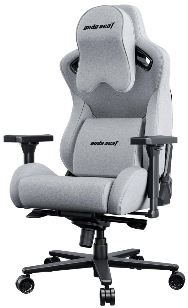 Крісло геймерськеAnda Seat Kaiser 2 Pro Size XL Gray Linen Fabric (AD12YXL-17-G-F-G01) - фото 9