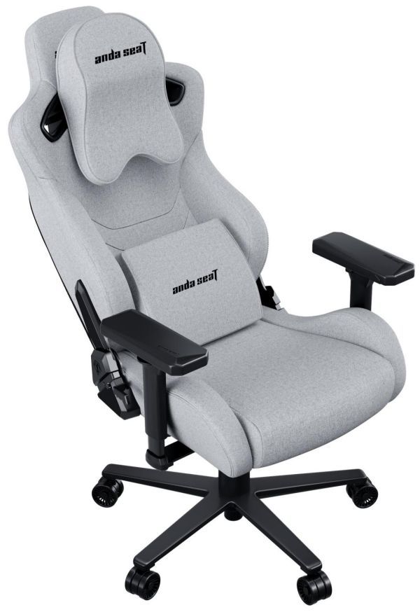 Крісло геймерськеAnda Seat Kaiser 2 Pro Size XL Gray Linen Fabric (AD12YXL-17-G-F-G01) - фото 5