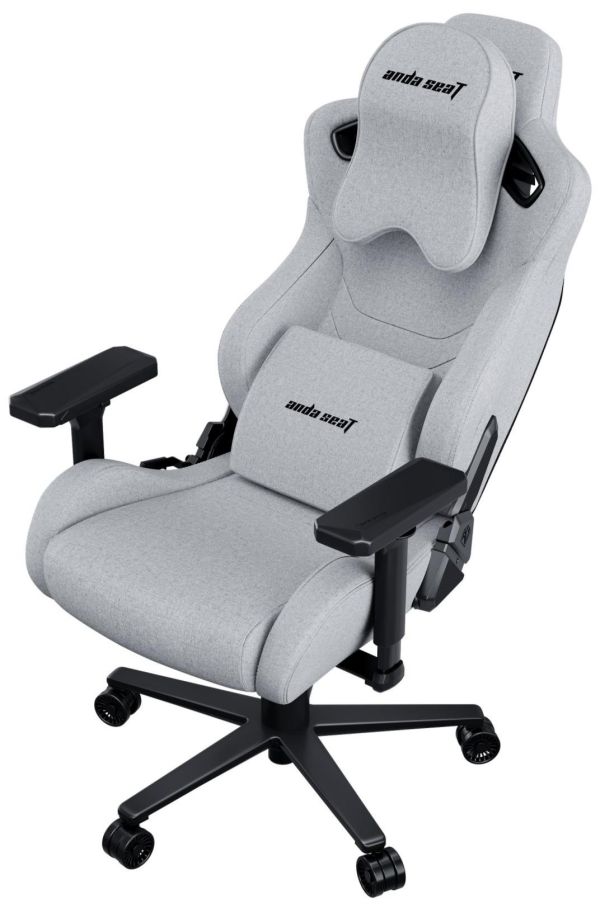 Кресло геймерское Anda Seat Kaiser 2 Pro Size XL Gray Linen Fabric (AD12YXL-17-G-F-G01)