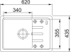 Кухонная мойка BSG 611-62, Фрагранит. 114.0667.450
