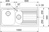Кухонна мийка Logica Line LLL 651, нержавіюча сталь 101.0381.836 - фото 2
