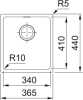 Кухонная мойка Sirius SID 110-34, Тектонайт 144.0649.548 - фото 2