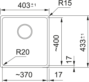 Кухонна мийка Maris MRG 110-37, Фраграніт 125.0701.773