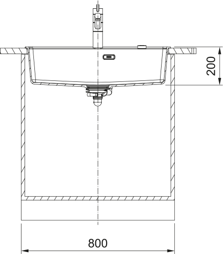 Кухонная мойка Maris MRG 610-72 TL, Фрагранит. 114.0720.003