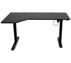 Регульований стіл Barsky StandUp Corner 1450x850 мм Black (BSTc-01)