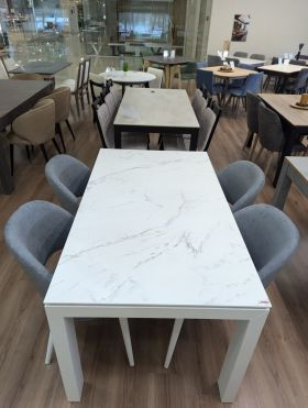 Обідній стіл зі стійким покриттям Egger BROOKLYN 850 1470 750мм комплект в наявності