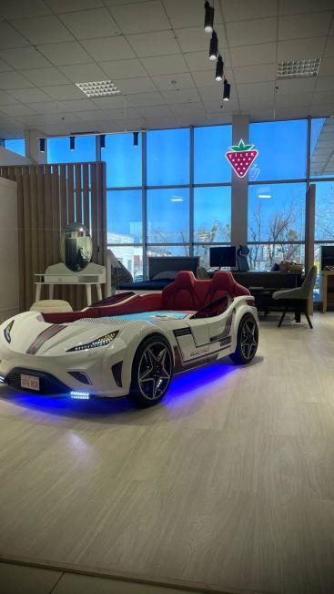 Ліжко-машинка WHITE GTE 