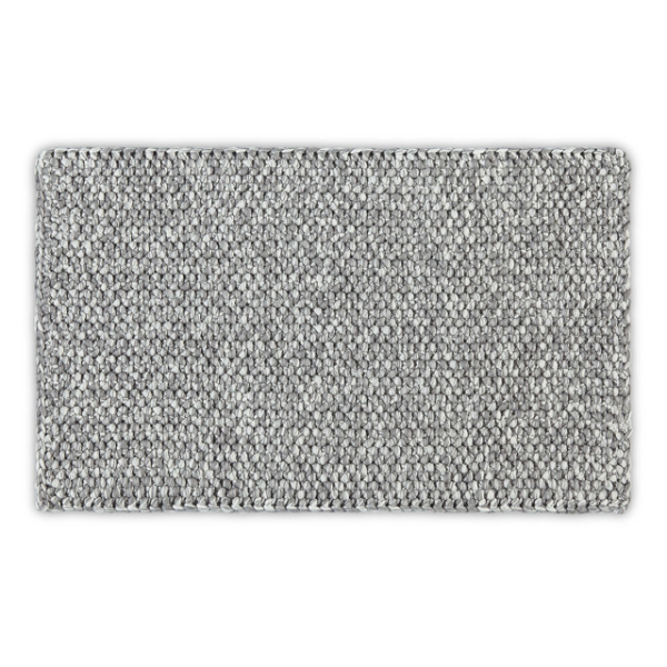 Alicia Hand made Rug Lappartement Коврик для ванной впитывающий двухсторонний 60*90 см Серый меланж - фото 2