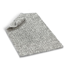 Alicia Hand made Rug Lappartement Коврик для ванной впитывающий двухсторонний 60*90 см Серый меланж