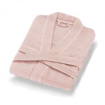 Халат Lappartment Mia Waffle Warm Grey Розовый