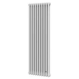 Трубчастый радиатор Multicolumn H=1800 3 col. 8 (секций) боковое 1/2″ RAL9016 DeLonghi