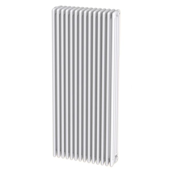 Трубчастий радіатор Multicolumn H=1800 4 col. 14 (секцій) нижнє 1/2″ RAL9016 DeLonghi - фото 2