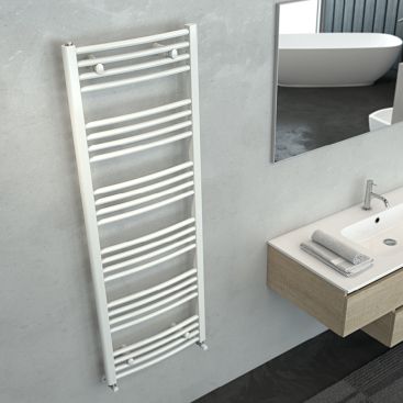 Полотенцесушитель ROBERTA CURVO 700 x 550 мм RAL9010 Cordivari srl