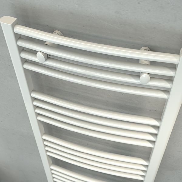 Полотенцесушитель ROBERTA CURVO 700 x 600 мм RAL9010 Cordivari srl