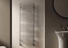 Дизайн - полотенцесушитель LEILA 784 x 430 мм INOX Cordivari srl