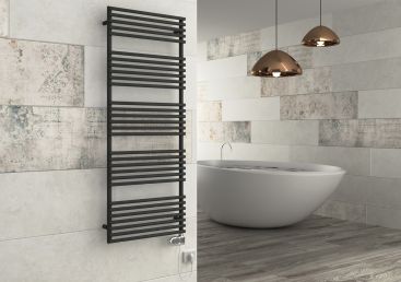 Рушникосушарка GLORIA 22 ELECTRIC 1500 x 580 мм COLOR F15 (чорний) ECO 900 W Cordivari srl
