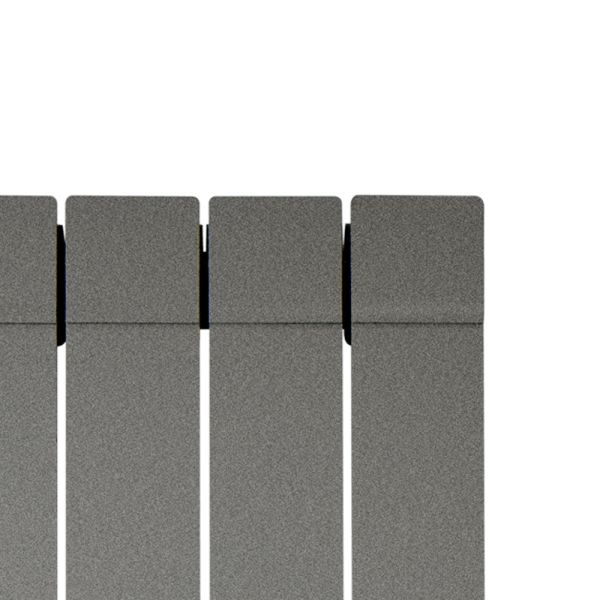 Радіатор алюмінієвий (5 секцій) LEDRO S/90 1600 мм GRAPHITE 