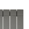 Радіатор алюмінієвий (5 секцій) LEDRO S/90 1600 мм GRAPHITE 