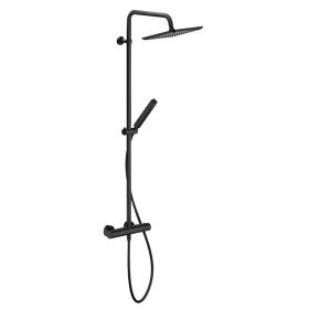 SEVEN BLACK Змішувач для душу SE124030/30BM термостатичний зі стійкою CARLO NOBILI SPA