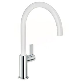 FLAG Смеситель для кухни (crome and Polar white) FL96113WC CARLO NOBILI SPA 