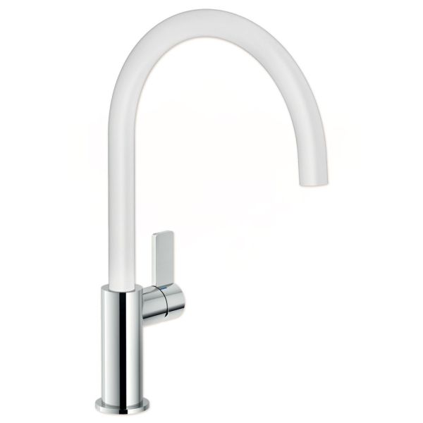 FLAG Змішувач для кухні (crome and Polar white) FL96113WC CARLO NOBILI SPA 