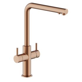 KITCHEN Змішувач для кухні AQ93823/3VRTP (Chocolate red PVD) з підключенням фільтру CARLO NOBILI SPA