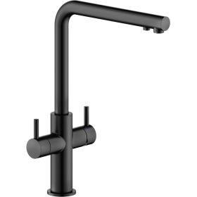 KITCHEN Смеситель для кухни AQ93823/3VBM (Velvet black) с подключением фильтра CARLO NOBILI SPA