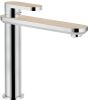 DRESS Смеситель для умывальника (Chrome + Vanilla Wood) DS106158/2C10 CARLO NOBILI SPA RUBINETTERIE
