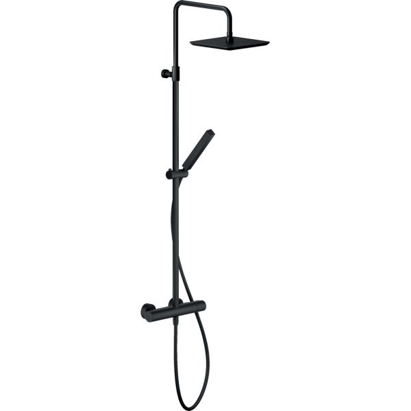 SEVEN BLACK Смеситель для душа SE124030/50BM термостатический со стойкой CARLO NOBILI SPA (Італія)