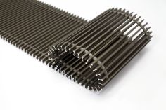 Решітка до конвектора алюміній (колір ″шампань″) GR 180-32 AL10 KONVEKA