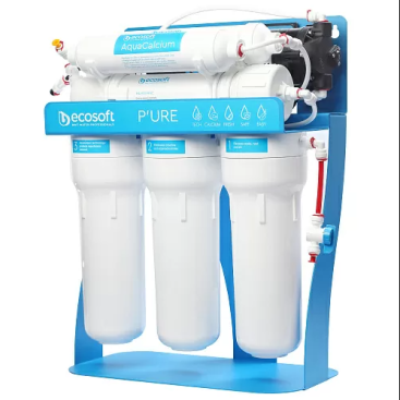 Фильтр обратного осмоса Ecosoft P’URE AquaCalcium с помпой на станине