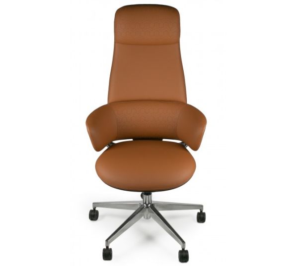 Крісло Barsky Lux Leather brown LC-02
