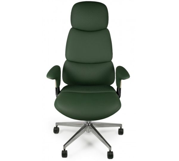 Кресло Barsky Lux Leather green LC-01 - фото 13