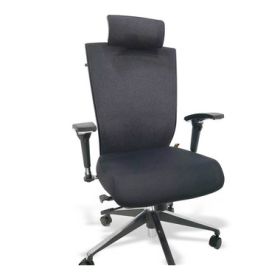 КРЕСЛО BARSKY ECO BLACK G-5 SLIDER