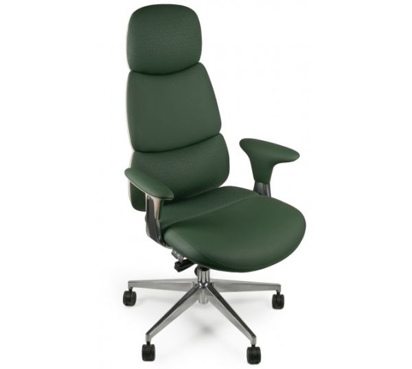 Кресло Barsky Lux Leather green LC-01 - фото 10