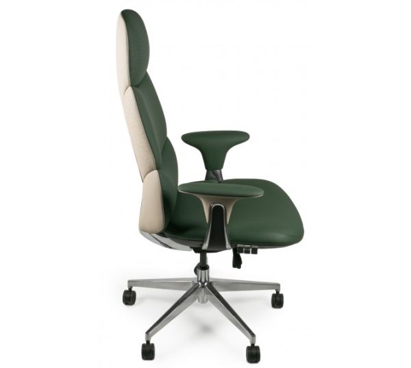 Кресло Barsky Lux Leather green LC-01 - фото 12