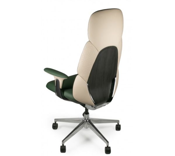 Кресло Barsky Lux Leather green LC-01 - фото 2