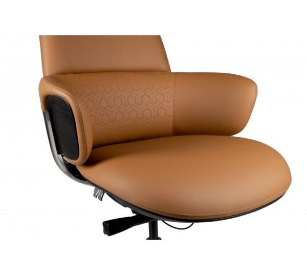 Крісло Barsky Lux Leather brown LC-02 - фото 10