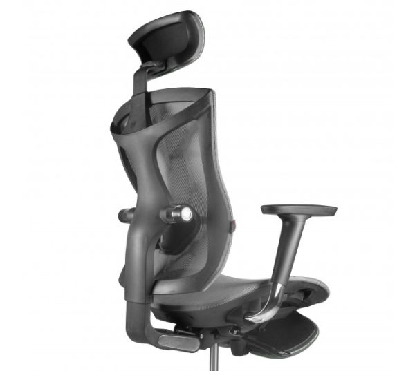 Крісло геймерське Barsky Game Mesh Grey GM-02 - фото 9