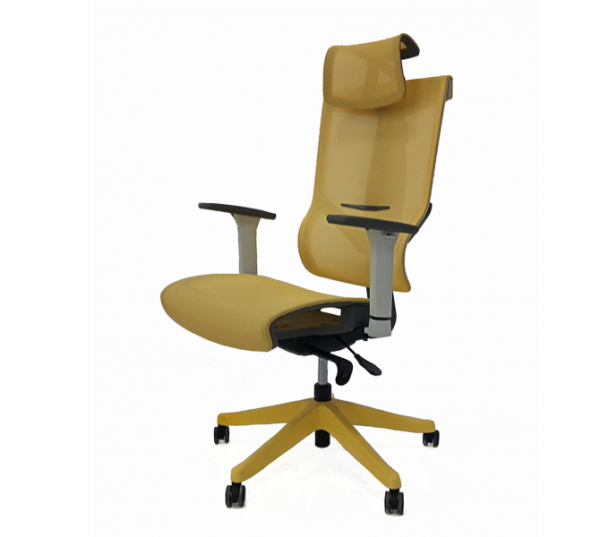 Крісло Barsky Yellow Mesh Y-01 - фото 3