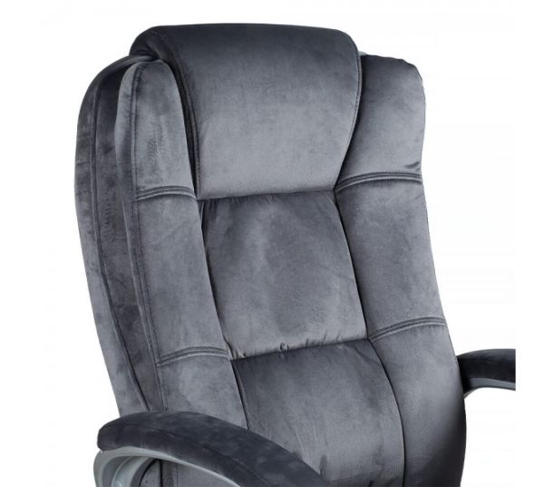 КРІСЛО BARSKY SOFT MICROFIBER GREY SOFT-03 - фото 5