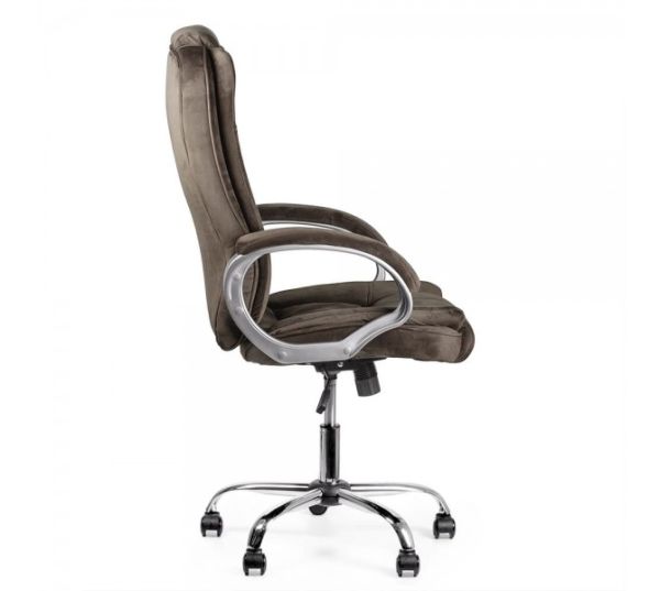 КРІСЛО BARSKY SOFT MICROFIBER BROWN SOFT-02 - фото 2