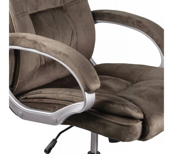 КРІСЛО BARSKY SOFT MICROFIBER BROWN SOFT-02 - фото 5